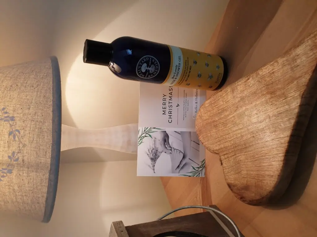 Bee Lovely bath and shower gel with a reflexology voucher