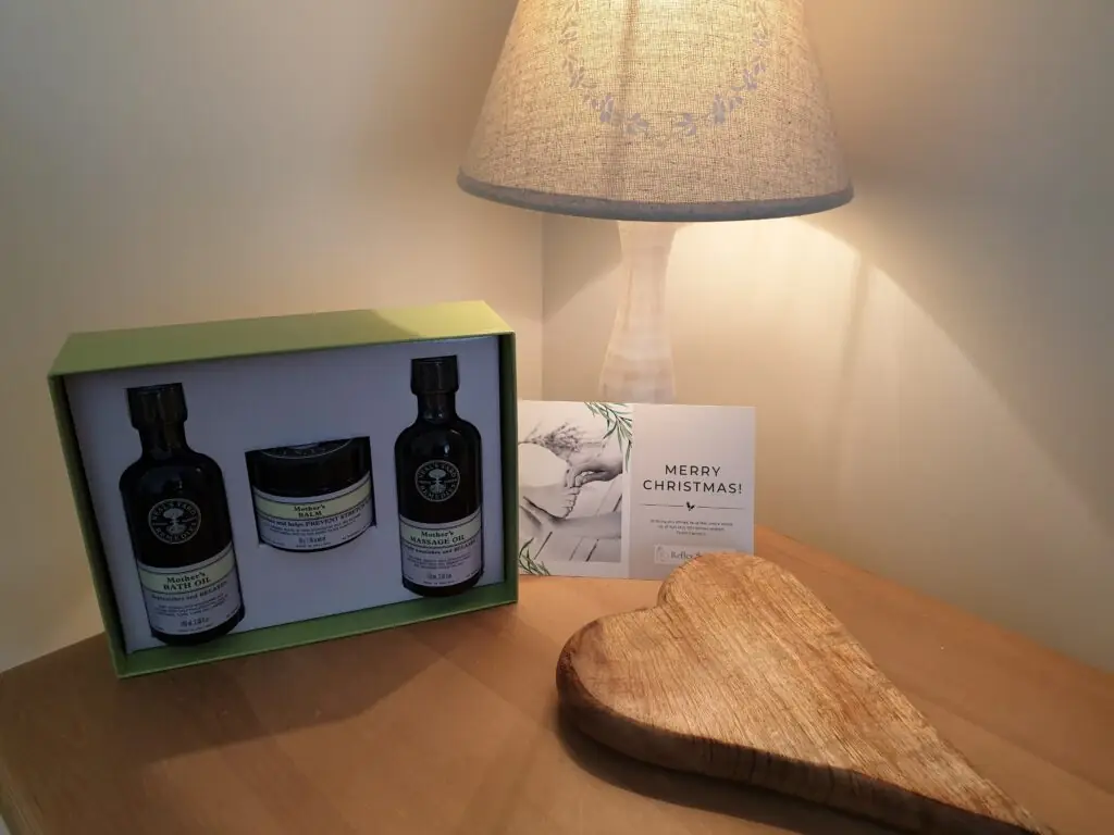 Neal’s Yard Mothers Collection with a reflexology voucher