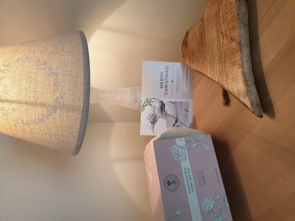 Rehydrating Rose skincare kit with a reflexology voucher